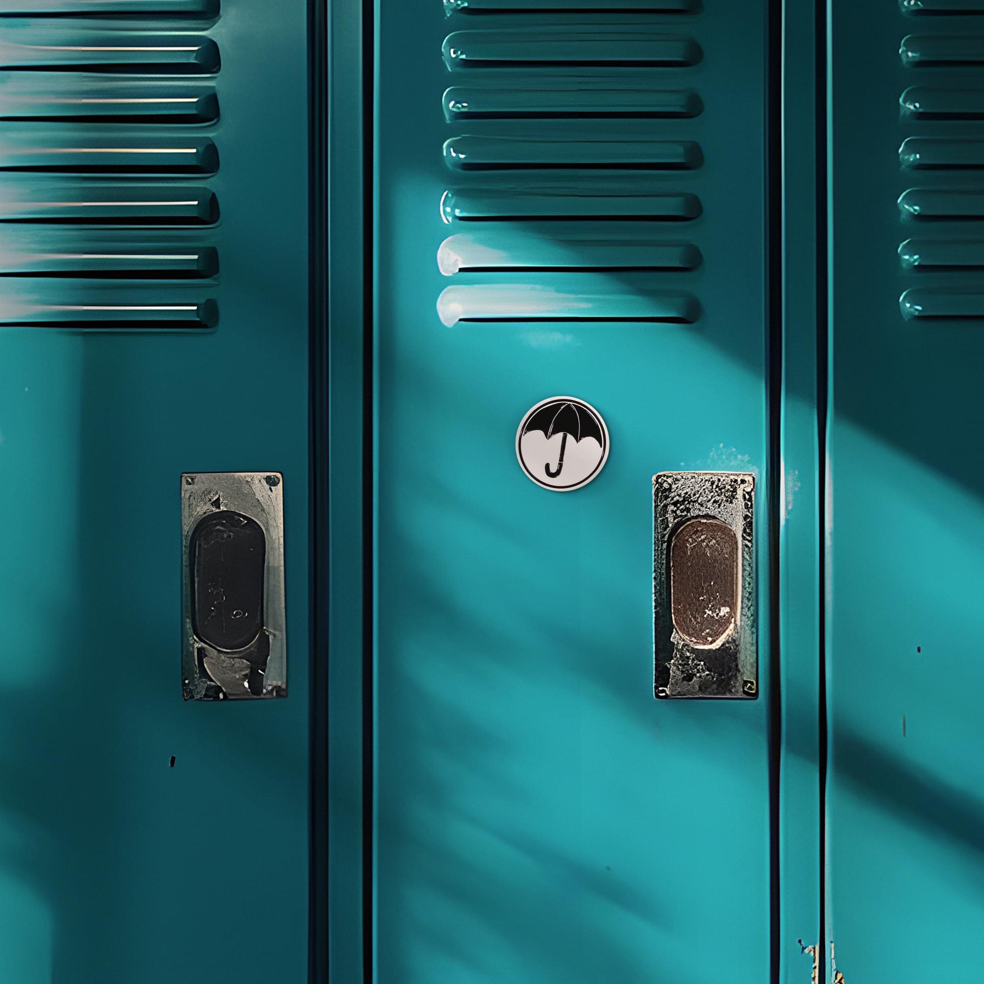 Alt View 10. Dark Horse Comics - Umbrella Academy Umbrella Logo 1.75 Inch Enamel Magnet - Black.