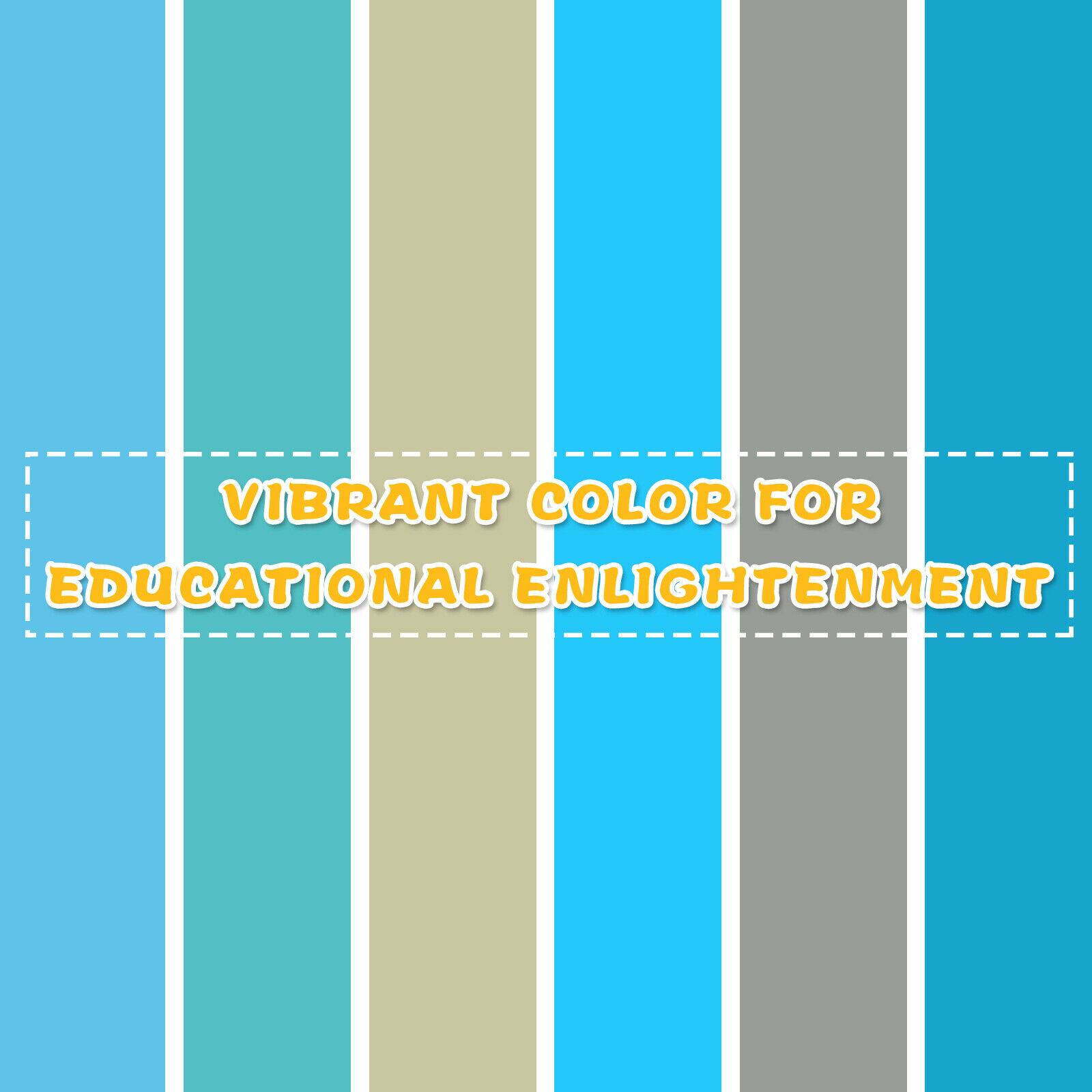 Vibrant Color for Educational Enlightenment