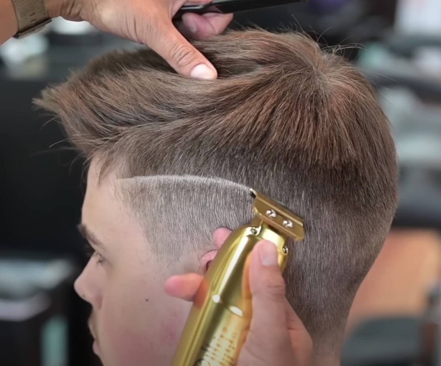 Alt View 1. StyleCraft - Saber Professional Full Metal Body Digital Brushless Motor Cordless Hair Trimmer - Gold.