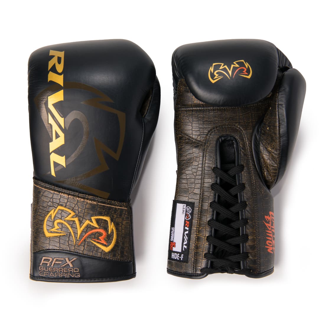 RIVAL Boxing RFX Guerrero HDEF Lace Up Sparring Gloves, 14oz