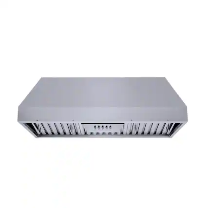 Front. Winflo - Winflo 36 inch Ducted 500-CFM Stainless Steel Insert Under Cabinet Range Hood - Stainless Steel.