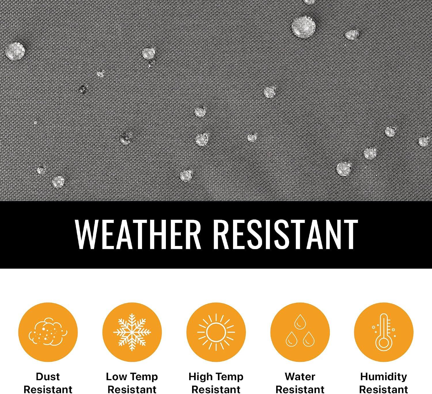 WEATHER RESISTANT
- Dust Resistant
- Low Temp Resistant
- High Temp Resistant
- Water Resistant
- Humidity Resistant