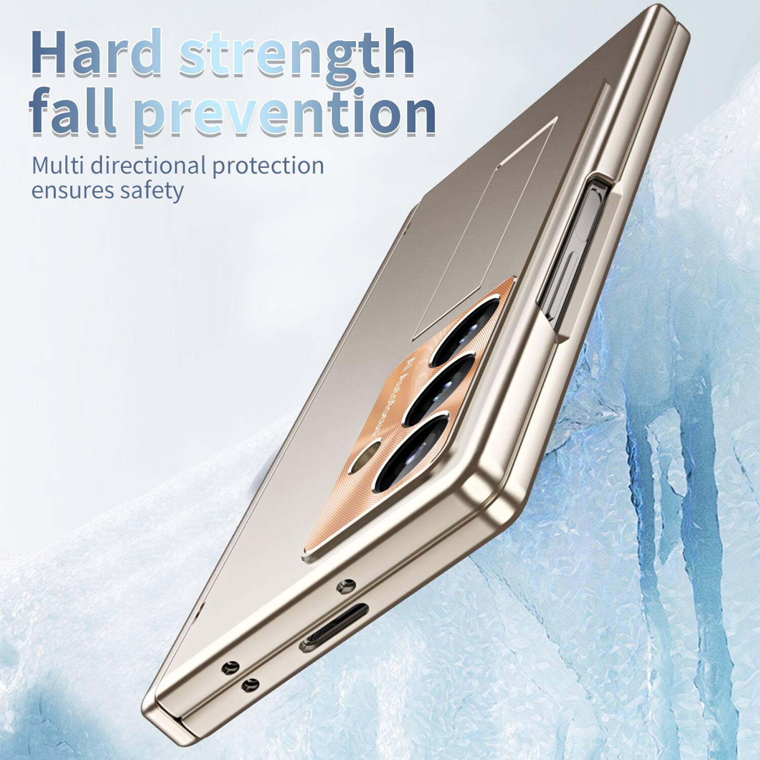 Hard strength fall prevention  
Multi directional protection ensures safety