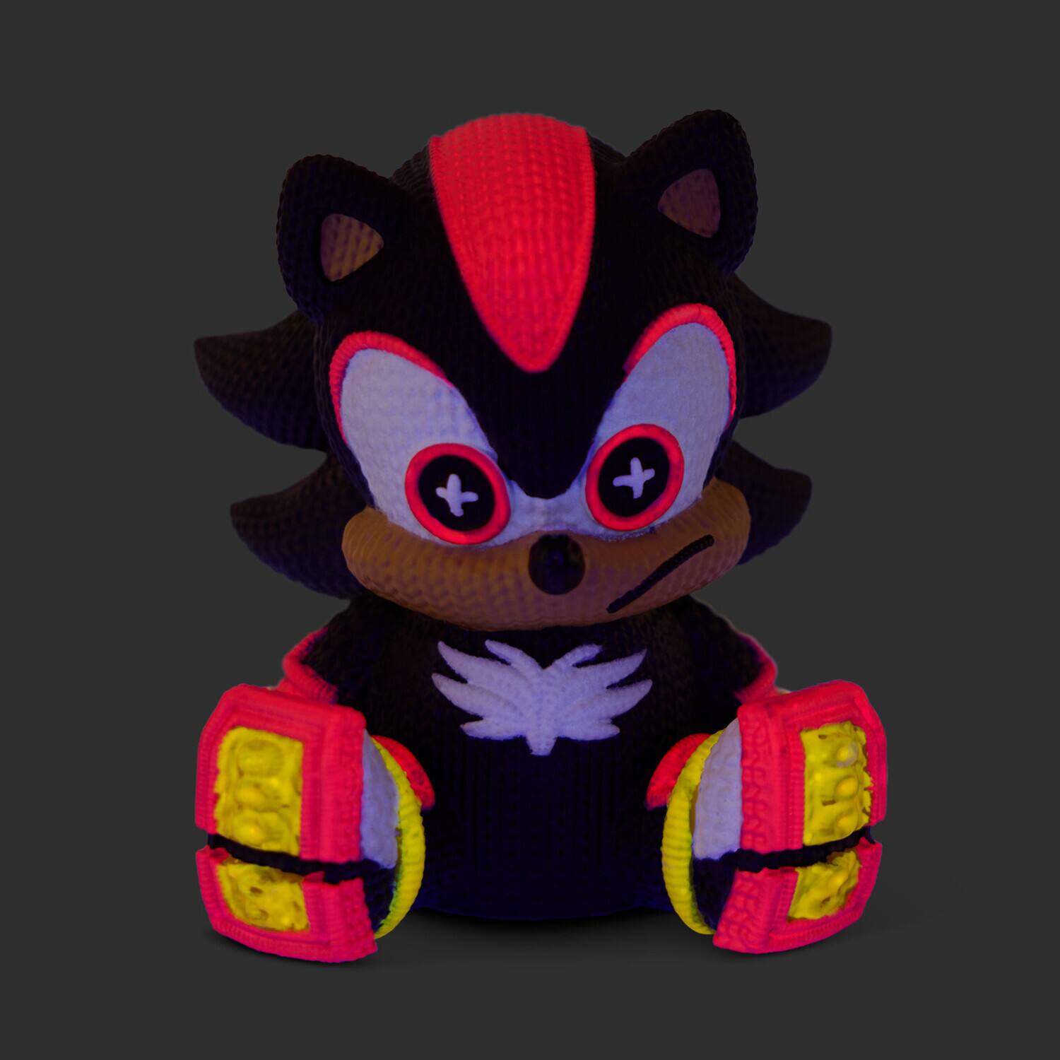 Alt View 4. Handmade by Robots - Sonic the Hedgehog - Shadow Glow in the Dark Limited Edition Vinyl Figure – Handmade by Robots   - COLLECTIBLES - Multicolor.