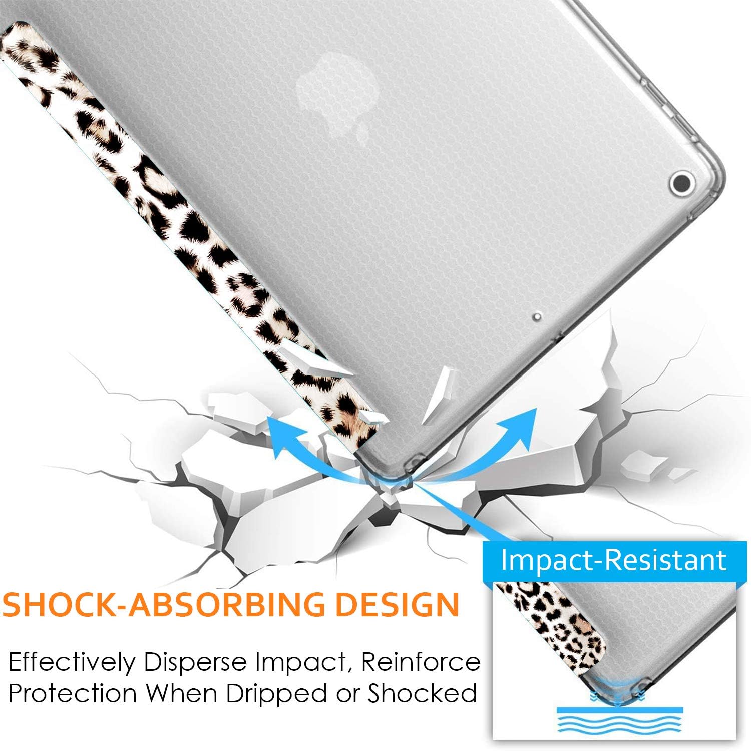 Impact-Resistant SHOCK-ABSORBING DESIGN  
Effectively Disperse Impact, Reinforce Protection When Dripped or Shocked