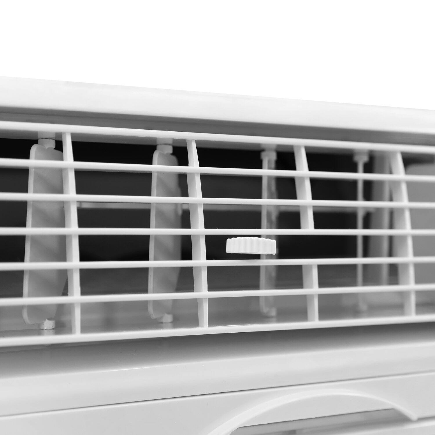Alt View 18. Keystone - 10,000 BTU 450 Sq. Ft. 230V Through-the-Wall Air Conditioner with 10,600 BTU Supplemental Heat Function - White.