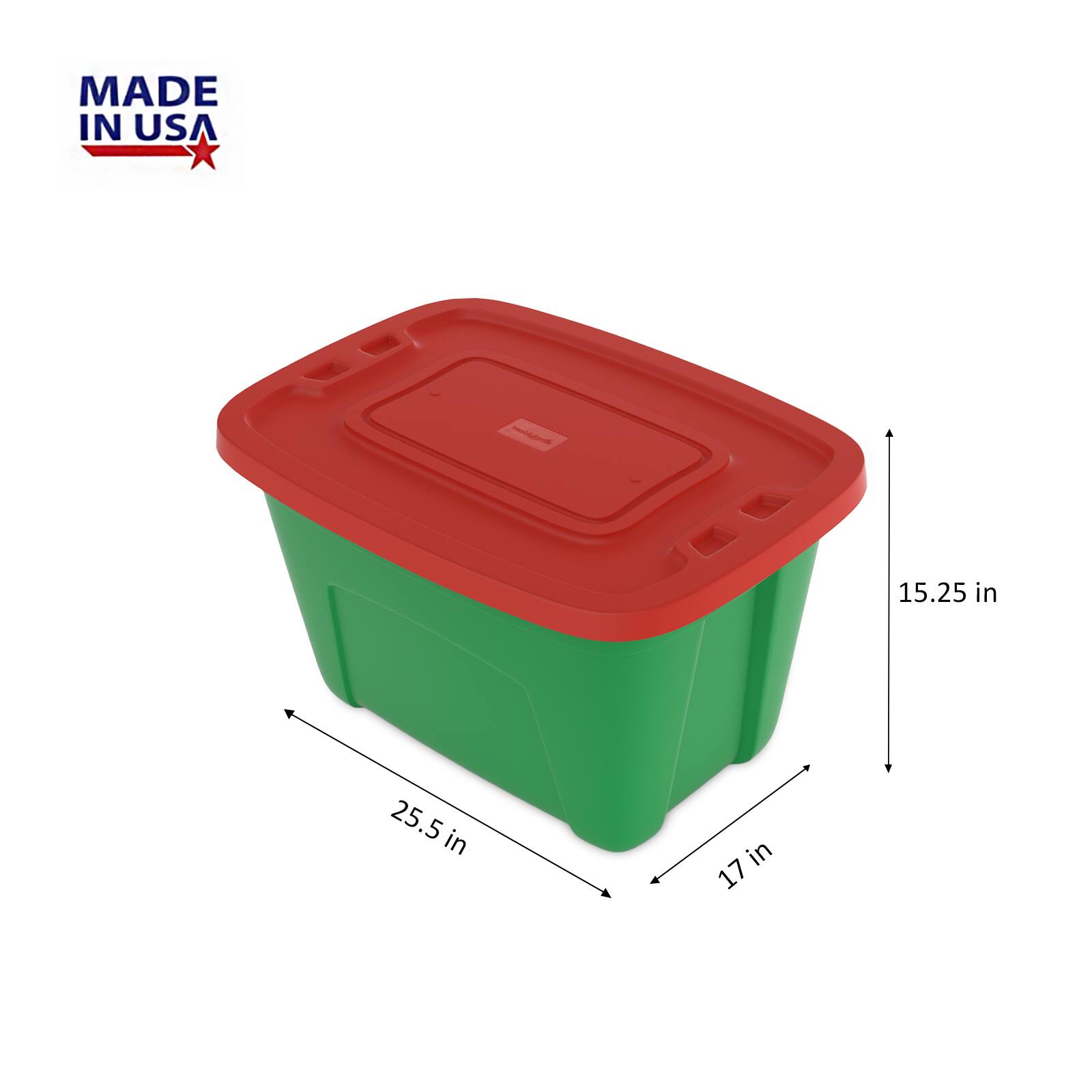 MADE IN USA

15.25 in  
25.5 in  
17 in