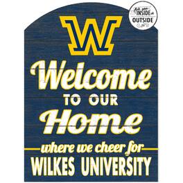 Jardine - Wilkes Colonels 16'' x 22'' Indoor/Outdoor Marquee Sign - Navy