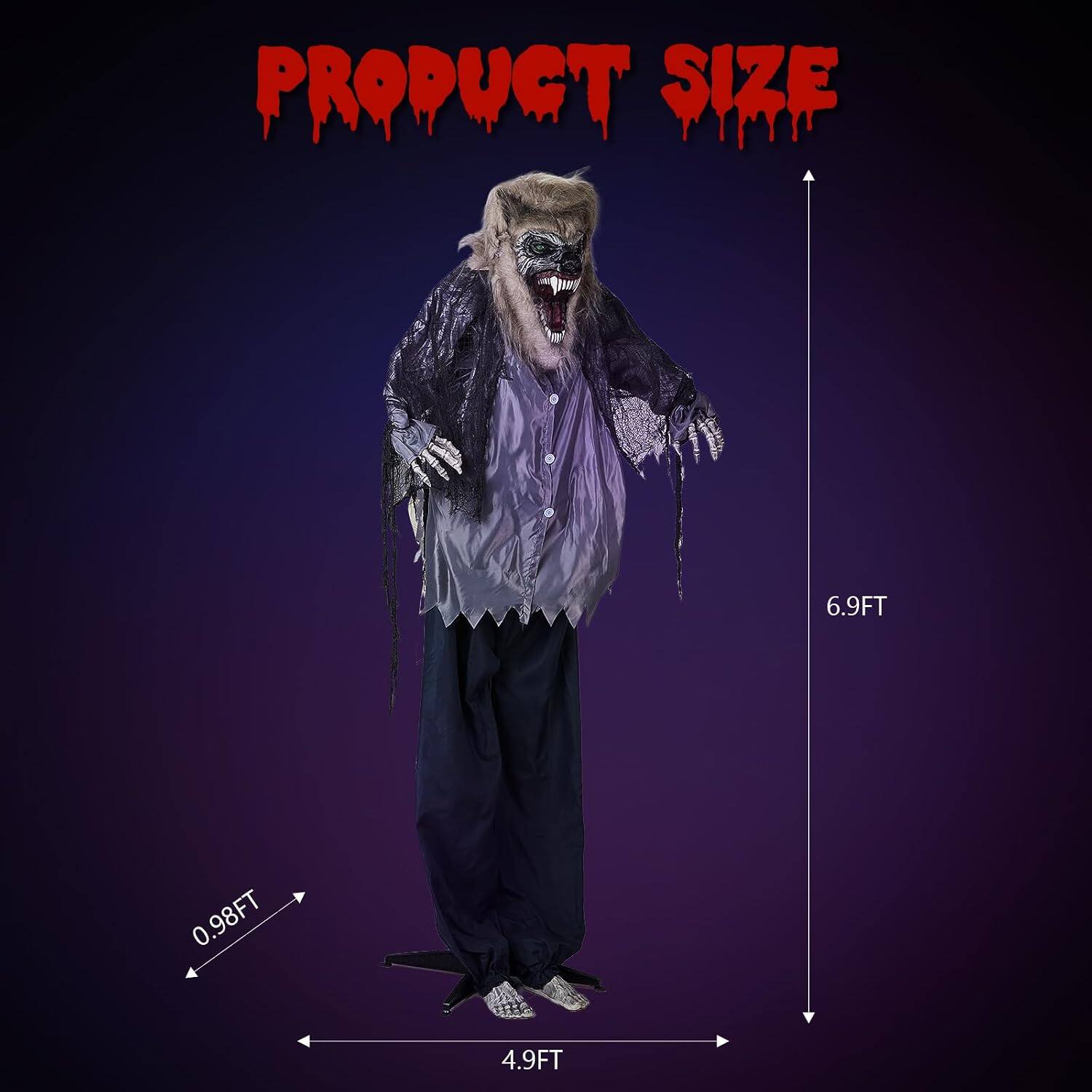 PRODUCT SIZE
6.9FT
0.98FT
4.9FT