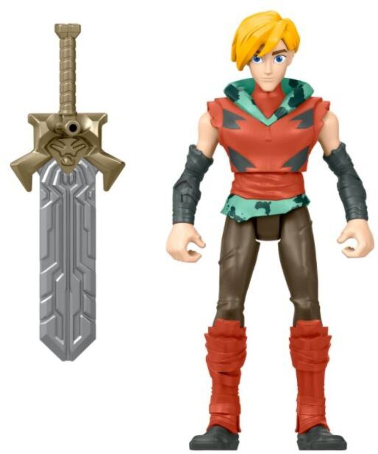 Mattel Collectible - Masters of the Universe Animated 5.5" Adam, with Power Attack (He-Man, MOTU) - COLLECTIBLES