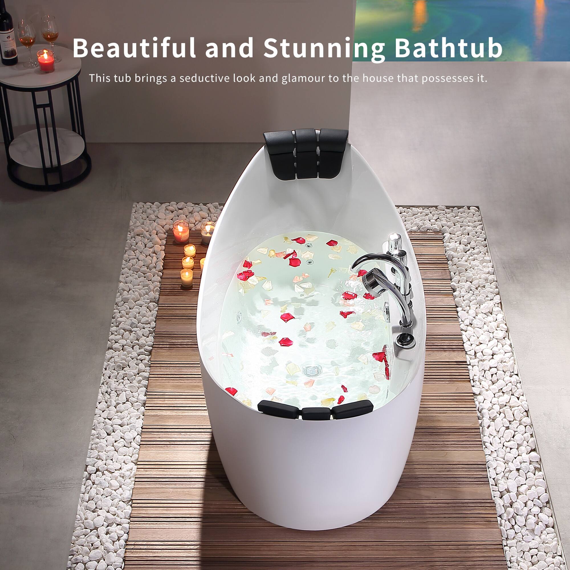 Beautiful and Stunning Bathtub

This tub brings a seductive look and glamour to the house that possesses it.
