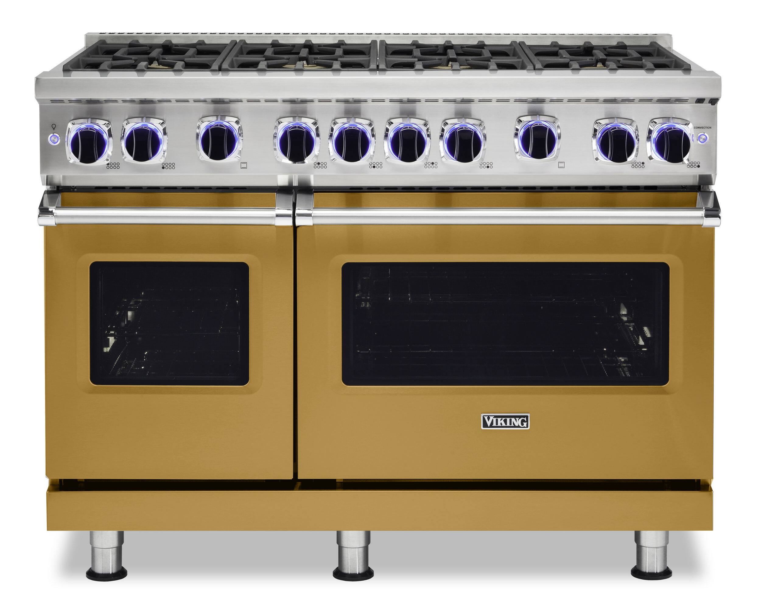 Viking - VGR Freestanding 7 Series Gas 48" Range - Golden Hour