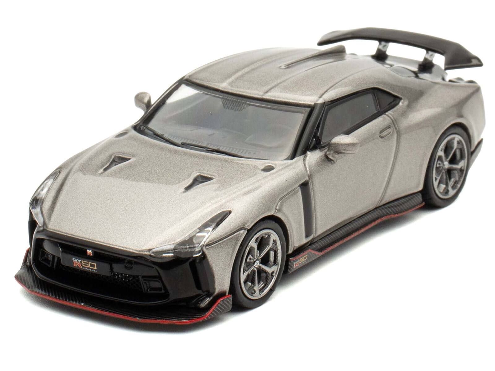 Alt View 1. Inno Models - Nissan GT-R50 By ItalDesign Gray Metallic "Indonesia Expo 2024 Exclusive Edition" 1/64 Model Car by Inno Models.