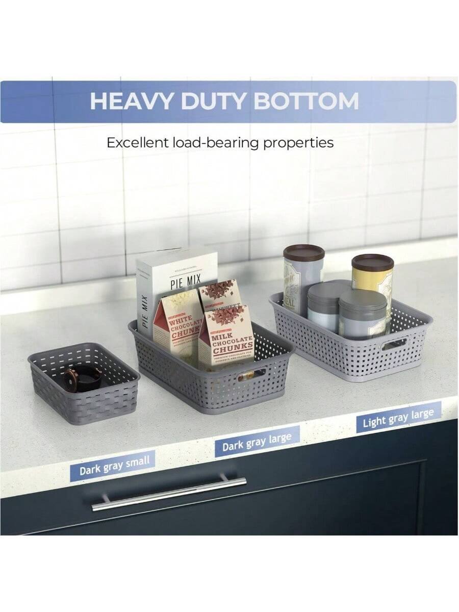 HEAVY DUTY BOTTOM  
Excellent load-bearing properties  

Dark gray small  
Dark gray large  
Light gray large