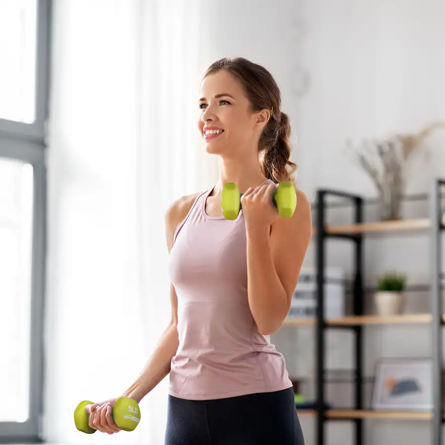 HolaHatha Neoprene Dumbbell Free Hand Weight Set With Rack Multicolor holahatha-neoprene-dumbbell-free-hand-weight-set-with-rack-multicolor