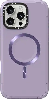CASETiFY - iPhone 16 Pro Max Force Case MagSafe Compatible - Lilac