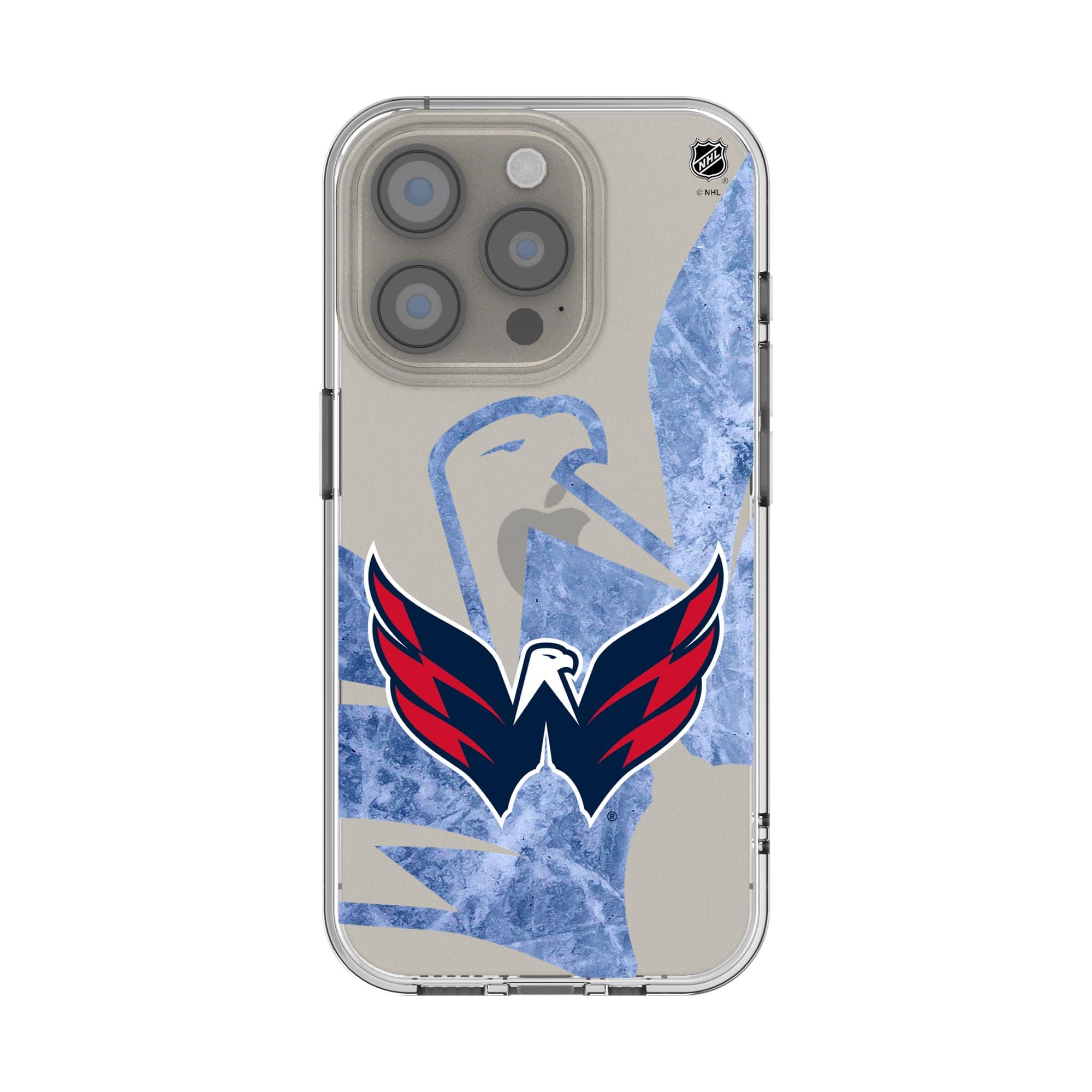 Keyscaper - NHL - Washington Capitals iPhone Clear Ice Case - 13 Pro Max - Multicolor