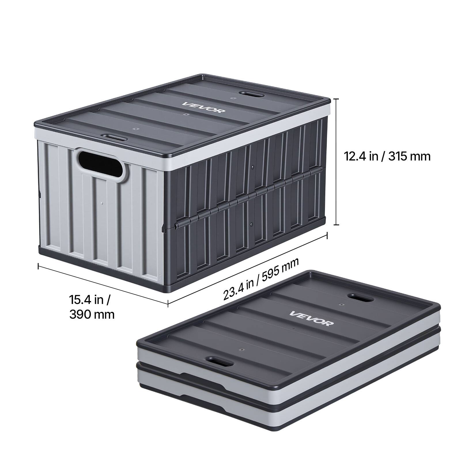 LELOR 12.4 in / 315 mm  
15.4 in / 390 mm  
23.4 in / 595 mm  
VEVOR
