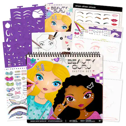 Beauty Guru Sketch Set: Makeup Artist Sketch Set (Beauty Guru Sketch Set: Makeup Artist Sketch Set) (Spanish Edition)
