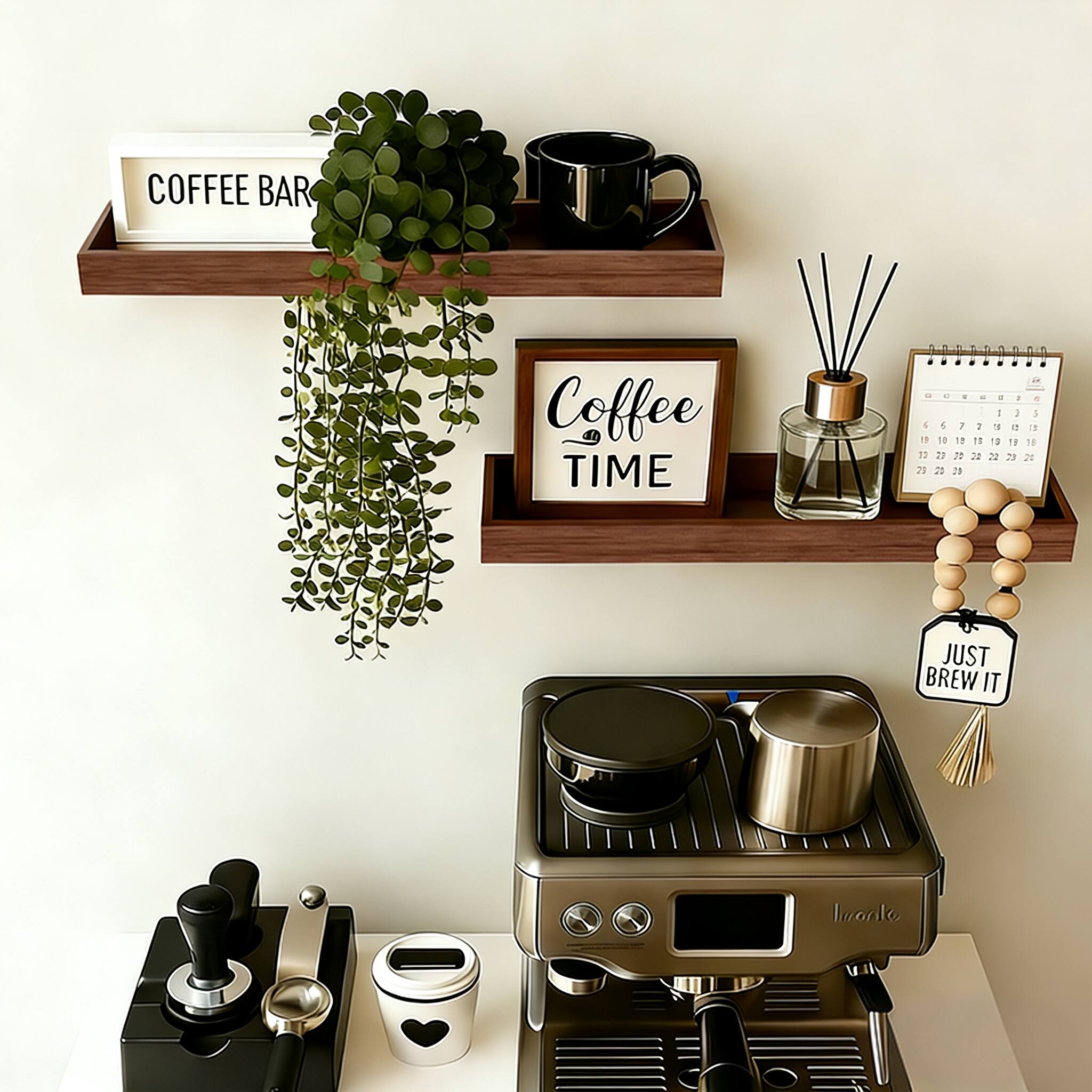 COFFEE BAR  
Coffee TIME  

a - 4 5 1 10 13 23 21 2 11 - . . I 1 1 1  11 2 19 22 2 a - 1 3 19  

JUST BREW IT