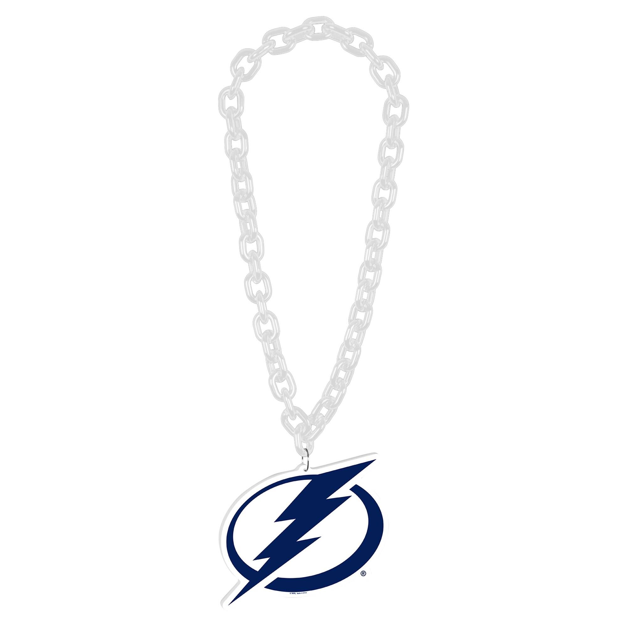 WinCraft - Tampa Bay Lightning Big Chain Logo Necklace - Multicolor price history on PriceWatchPro
