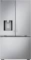 LG - 36-in Counter-Depth MAX 23.7 Cu. Ft. French Door Smart Refrigerator with Zero Clearance - Stainless Steel
