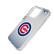 Alt View 1. Keyscaper - Chicago Cubs Linen Logo iPhone Clear Case - 16e - Multicolor.