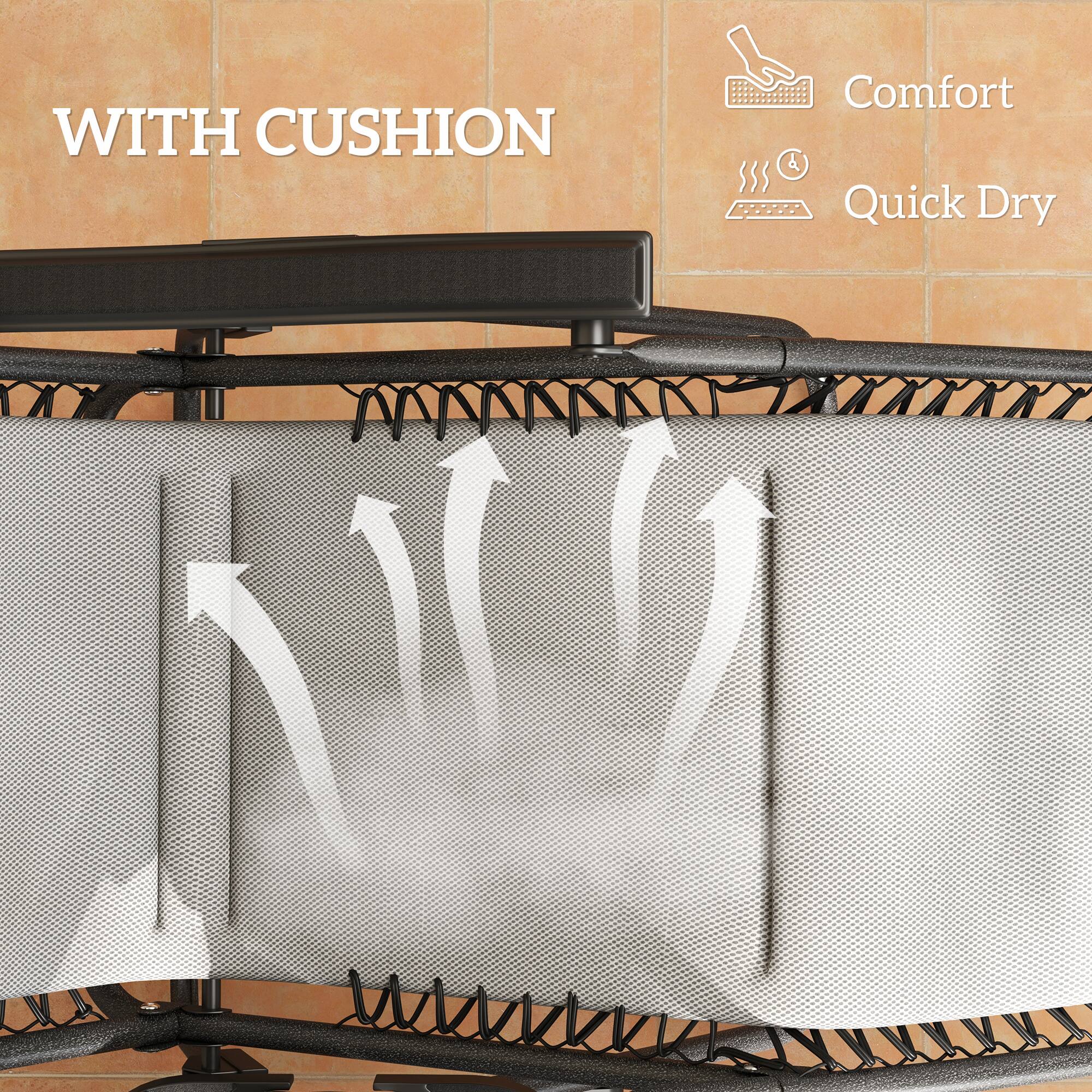 WITH CUSHION, Comfort, Quick Dry