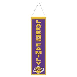 WinCraft - Los Angeles Lakers 8" x 32" Slogan Wool Banner - Multicolor