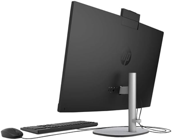 Alt View 3. HP - HP 27 All-in-One 27 FHD Display (Ryzen AI 7 350, 64GB, 4TB SSD, AMD Radeon, WiFi 6, Webcam, Win 11 Pro) w/USB Hub - Black.