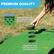 Premium Quality Groove Design to prevent balls from rolling off. Premium Turf rolls like a true putting green.