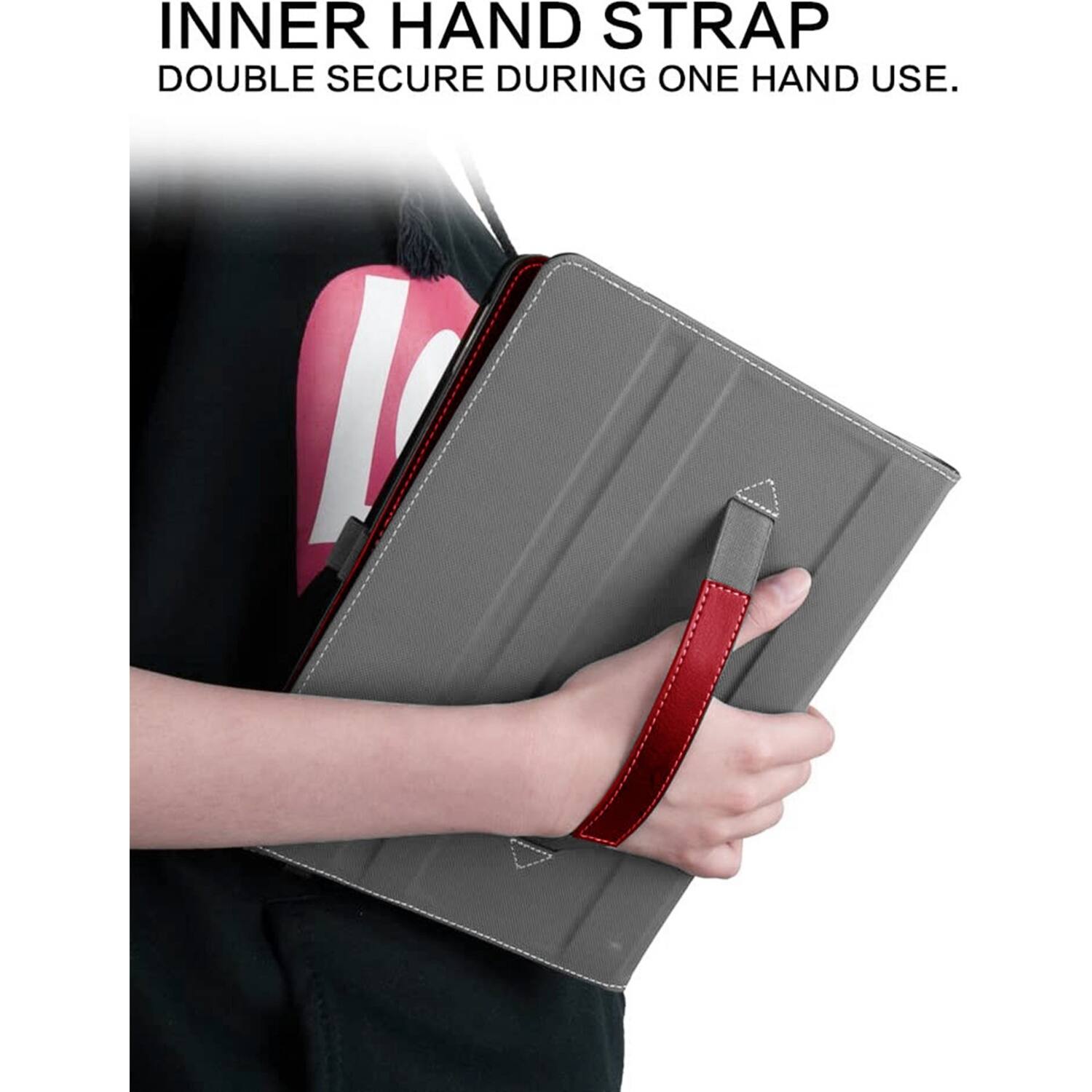 INNER HAND STRAP DOUBLE SECURE DURING ONE HAND USE.