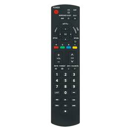 ZdalaMit - Replacement Remote N2QAYB000806 fit for Panasonic TV TC-P50UT50 TH-C50HD18 TH-M50HD18 TC-L47E50 TC-L55E50 - Black