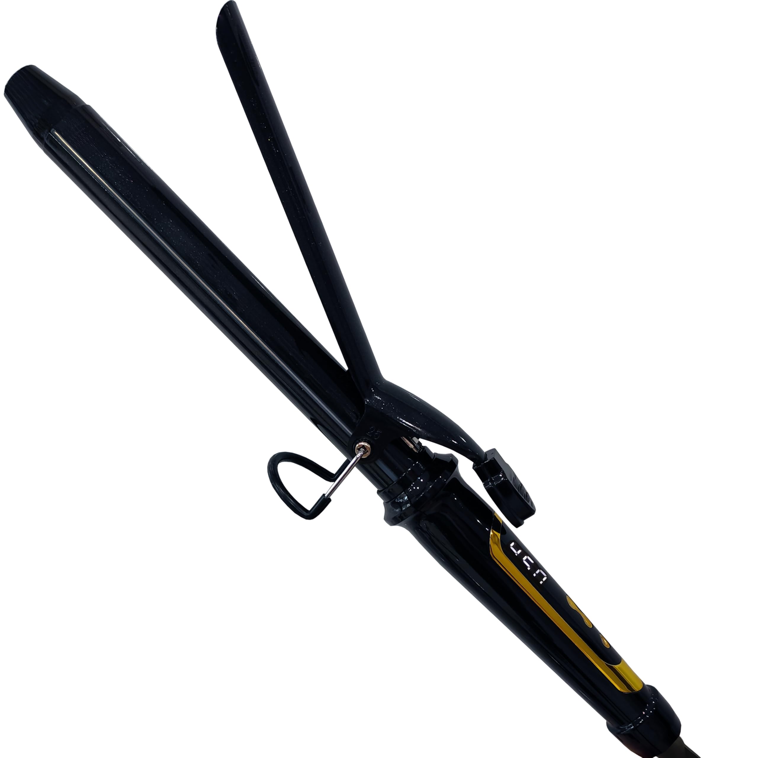 Front. Stylel Star - 1 Inch Curling Iron Extra Long With Ceramic Coating For.