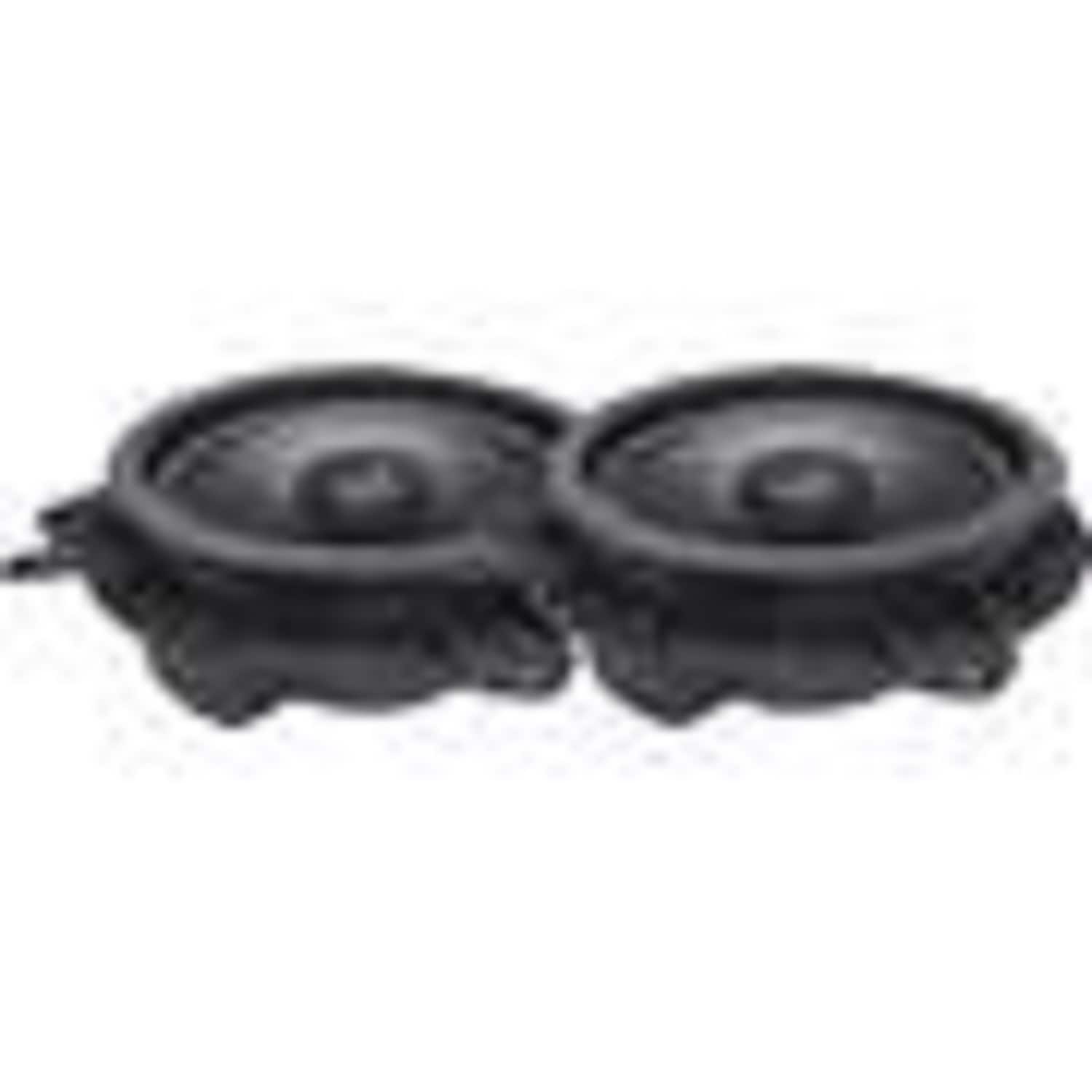 Front. Powerbass - OE Series 6.5in. 2-Way Coaxial OEM Replacement Speaker with Injection Molded PP Cone - black.