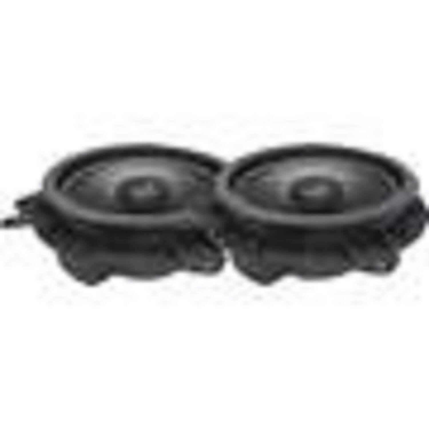 Front. Powerbass - OE Series 6.5in. 2-Way Coaxial OEM Replacement Speaker with Injection Molded PP Cone - black.
