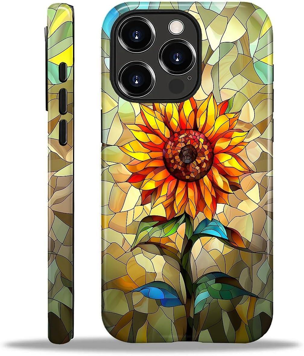 Stained Glass Sunflower