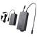 Front. VEVOR - Battery Pack for Reclining Furniture with Adapter, 2500 mAh Rechargeable Recliner Battery Pack - Black.