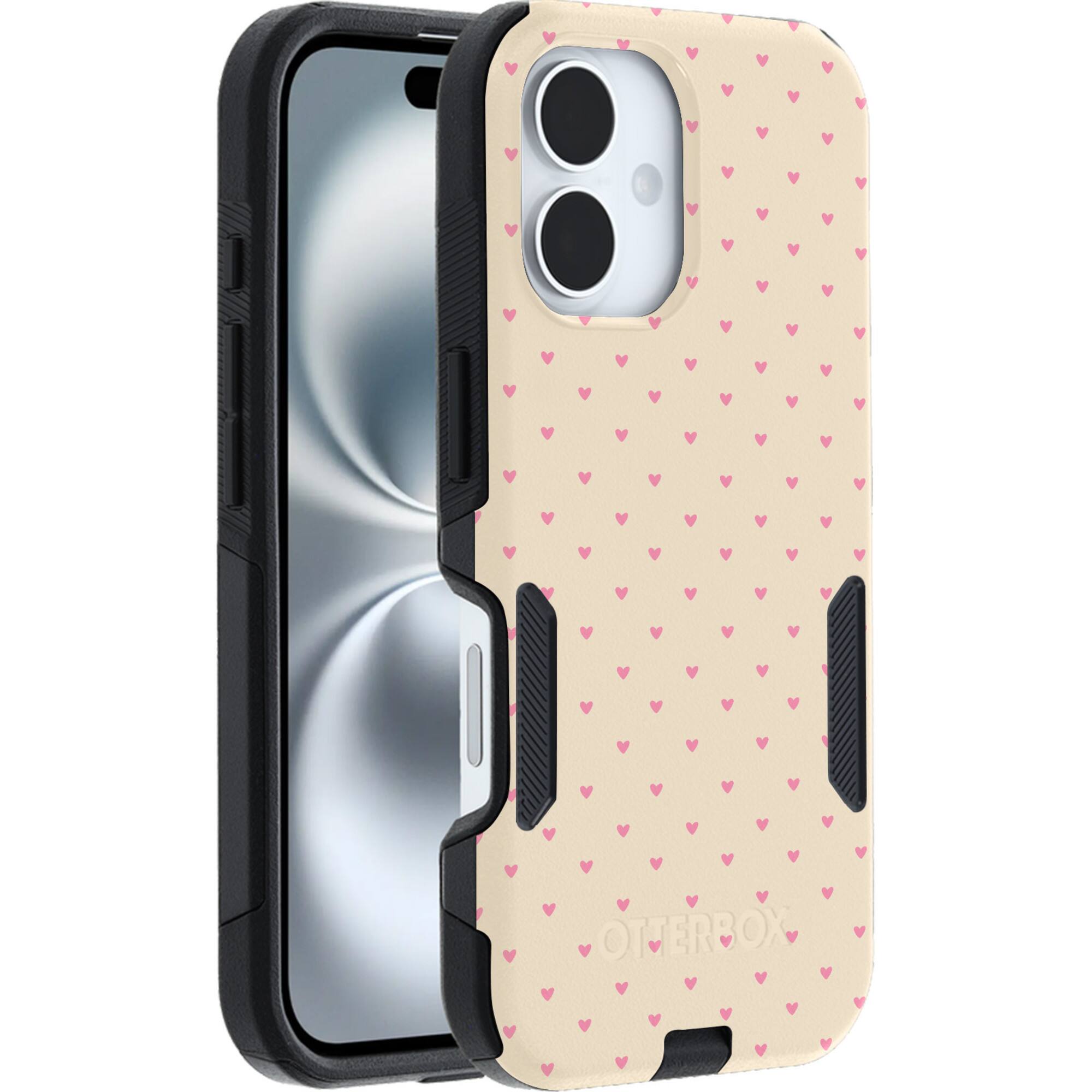 Sandstone Pink Hearts