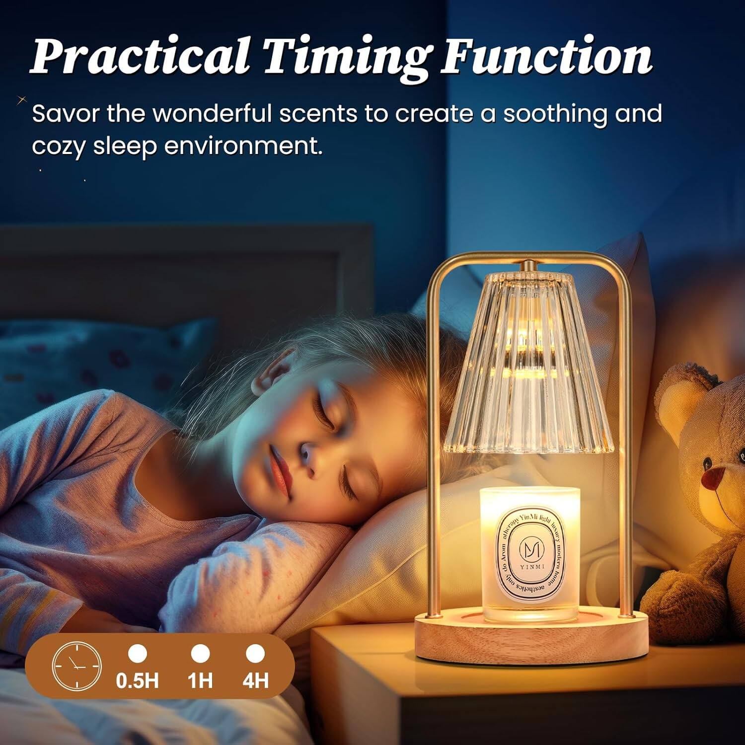 Practical Timing Function

Savor the wonderful scents to create a soothing and cozy sleep environment.

Yita Bufe ALLETEn  RRUN M 140 do YINI SON I  0.5H 1H 4H