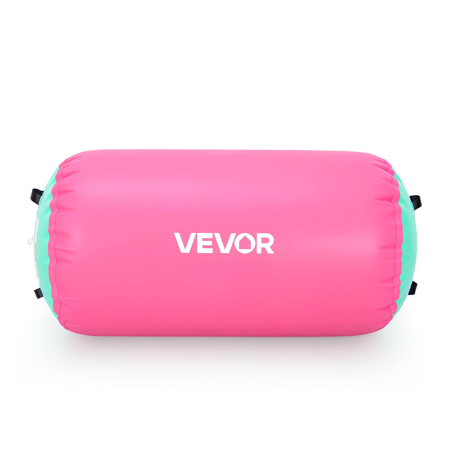 Alt View 5. VEVOR - Gymnastics Barrel Air Roller 23.6x40 in Inflatable Tumbling Air Mat, Octagon Tumbler Trainer with Electric Pump - Pink.