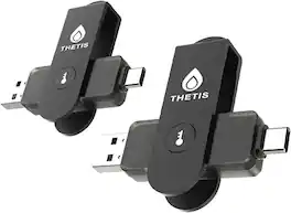 THETIS - Pro FIDO2 Security Key -2 Pack - Black