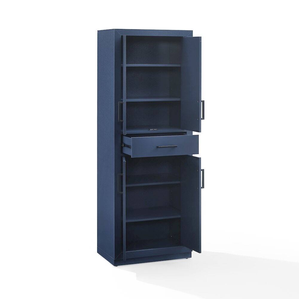 Back. Crosley Furniture - Isla Kitchen Storage Pantry - Navy.