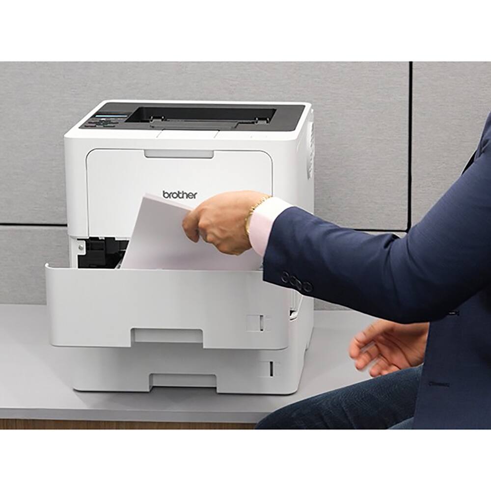 Alt View 8. Brother - HL-L6210DWT Business Monochrome Laser Printer, White w/ Print Like A Pro Bundle.