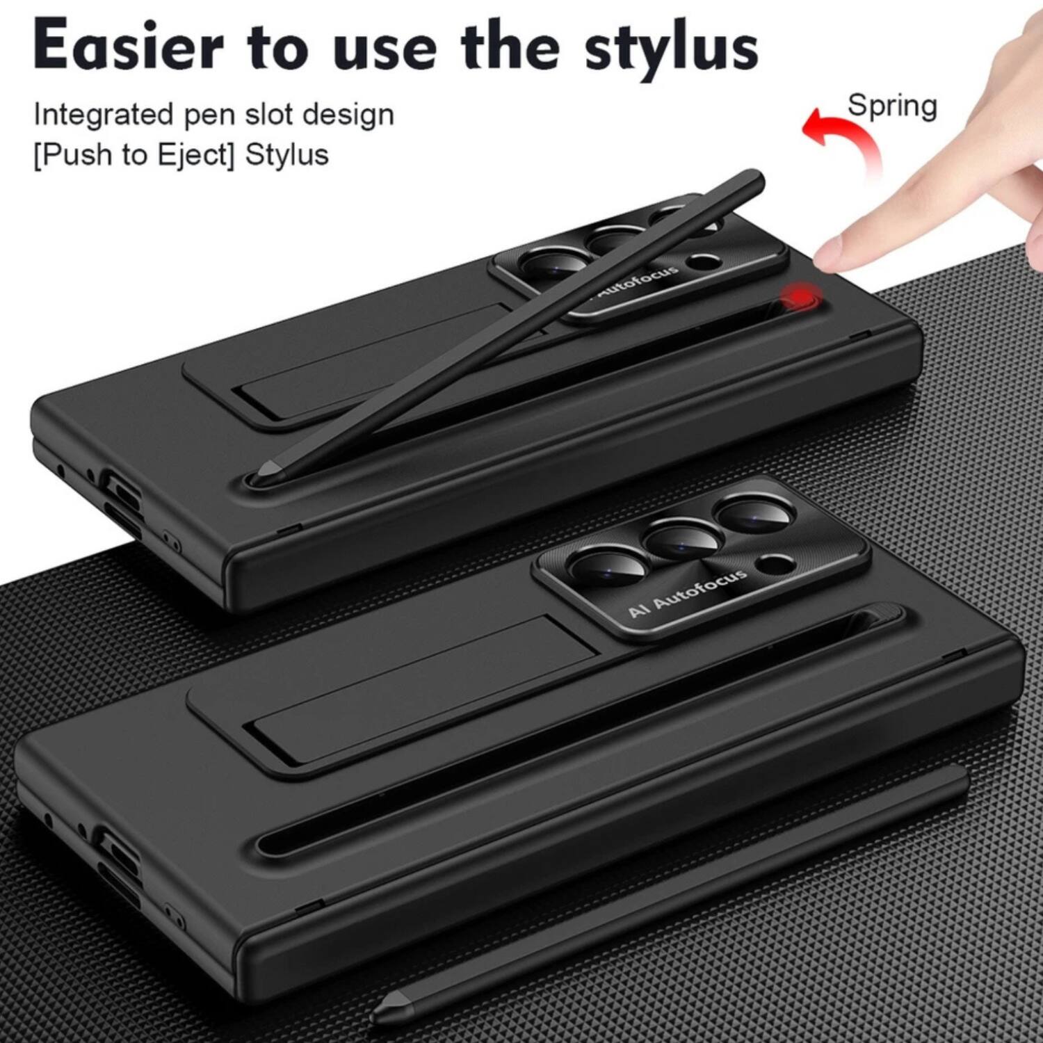 Easier to use the stylus

Integrated pen slot design
[Push to Eject] Stylus

AI Autofocus

Spring