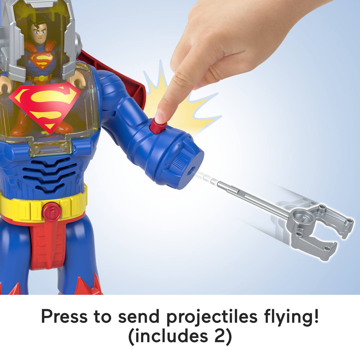 Press to send projectiles flying! (includes 2)