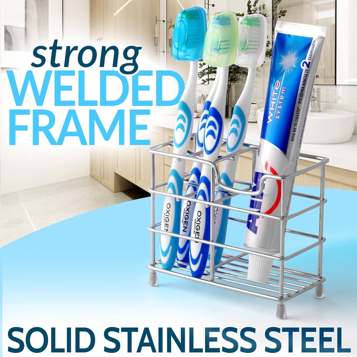 strong WELDED FRAME  
SOLID STAINLESS STEEL