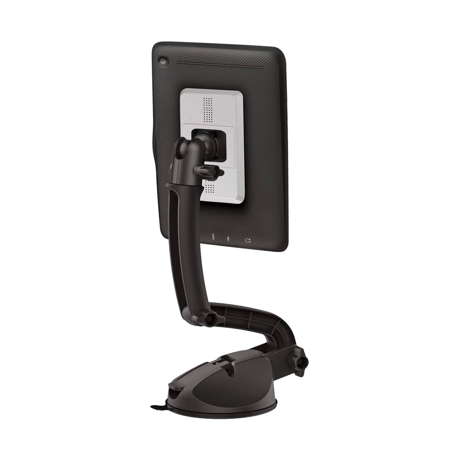 Angle. Bracketron - HD GPS Dock Portable Dash and Window Mount for Most GPS Devices - Black.