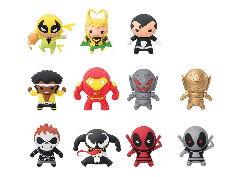 Marvel Blind Bagged 3D Foam Figural Keychain: Series 3