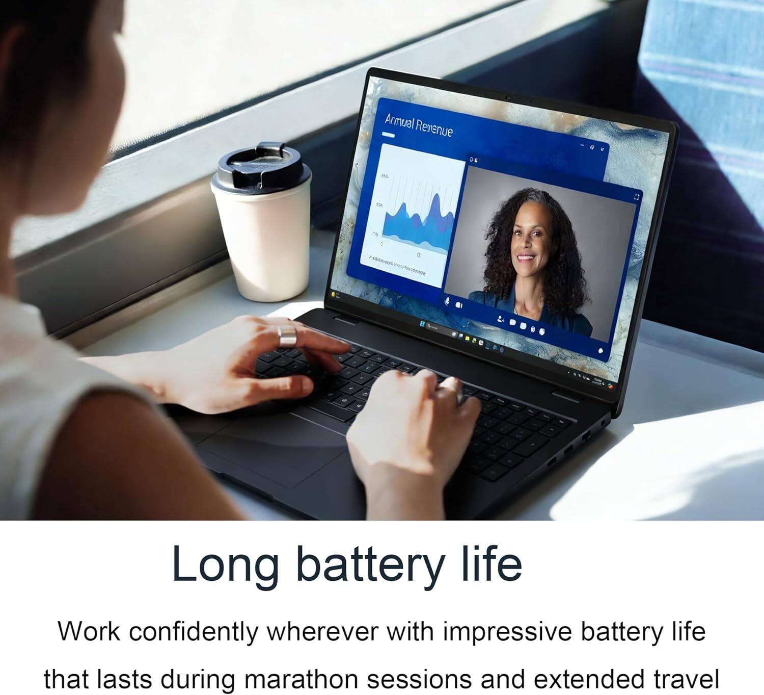 Annual Revenue D - P 5 a - - - Long battery life Work confidently wherever with impressive battery life that lasts during marathon sessions and extended travel